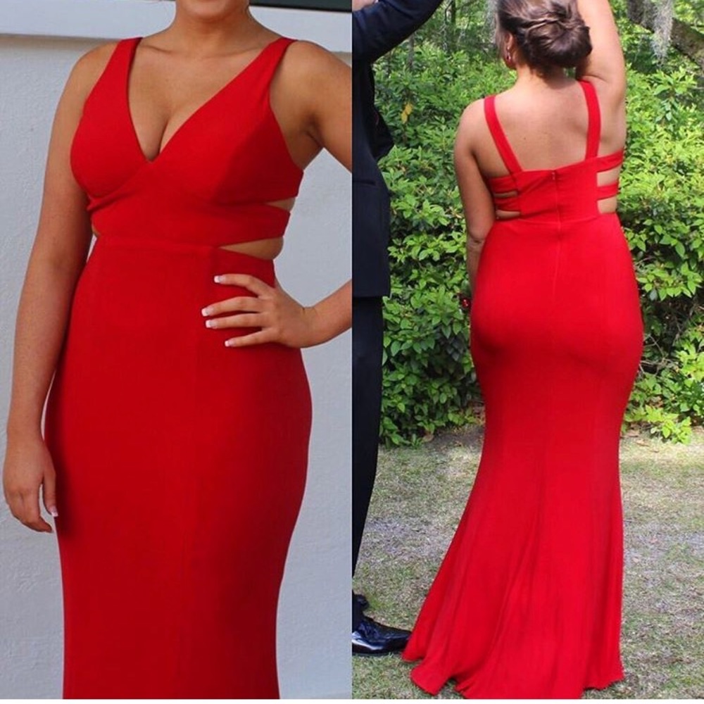 Faviana prom dress